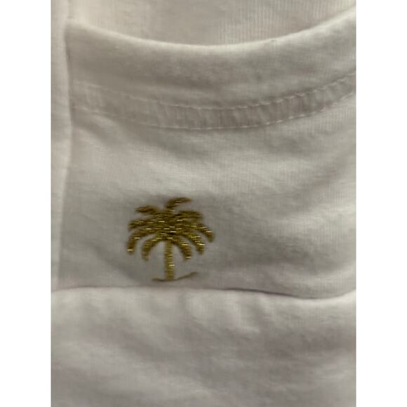 Lilly Pulitzer White French Terry Zip Front Jacket-Pockets-Resort-Coastal-Size M - Picture 4 of 8